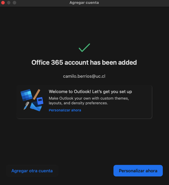 Configuración correo Microsoft 365 | Mesa de Ayuda